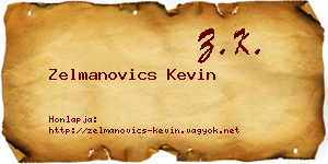 Zelmanovics Kevin névjegykártya